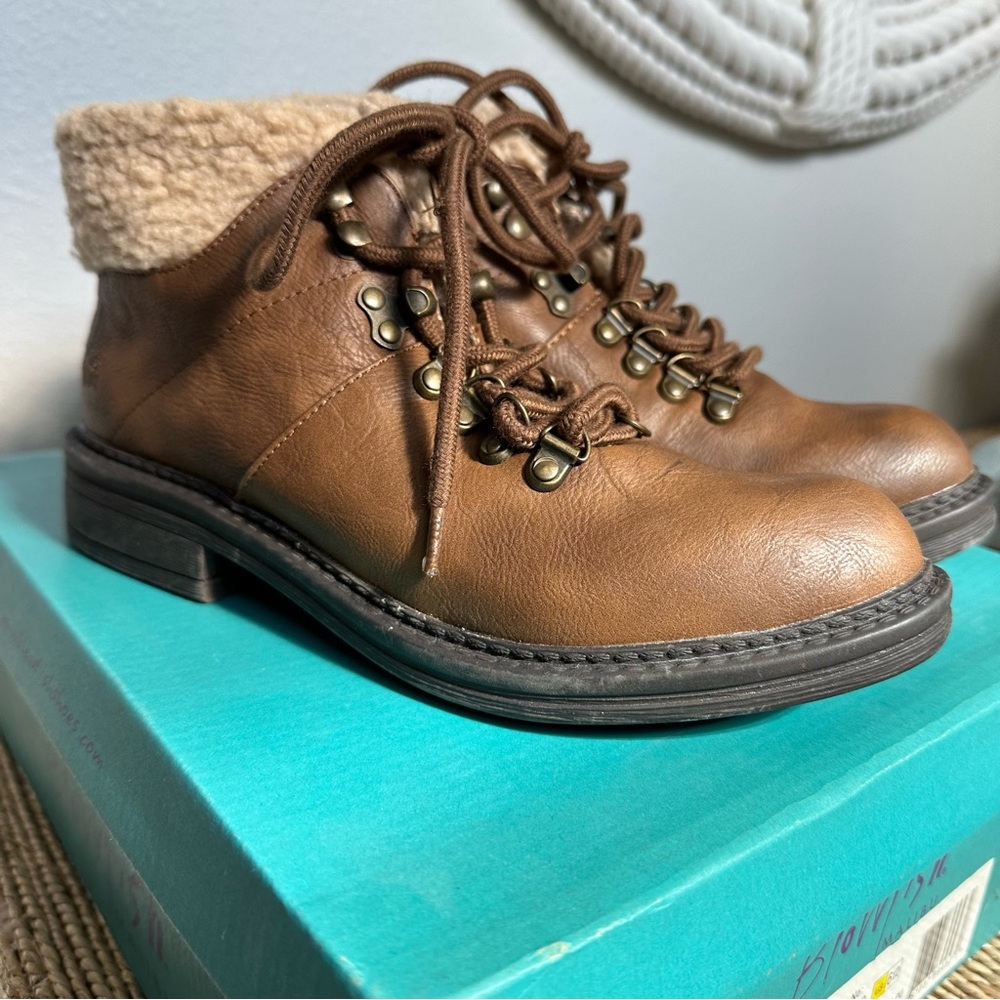 Blowfish Tan Boots with Cozy Lining